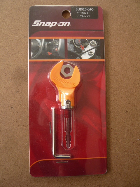 ☆Snap-on☆スナップオン☆廃版品☆フランクドライブ☆スパナ型キーホルダー☆SUIO20KHO☆オレンジ☆車/バイク☆家用の合鍵☆新品未開封☆