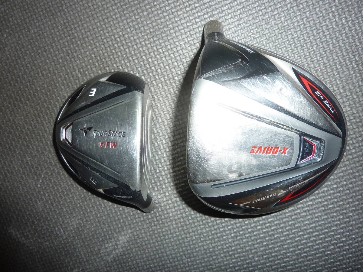 ブリヂストン TourStage X-DRIVE 705 Type415 （9.5）＆ X-FW３W（15）セット