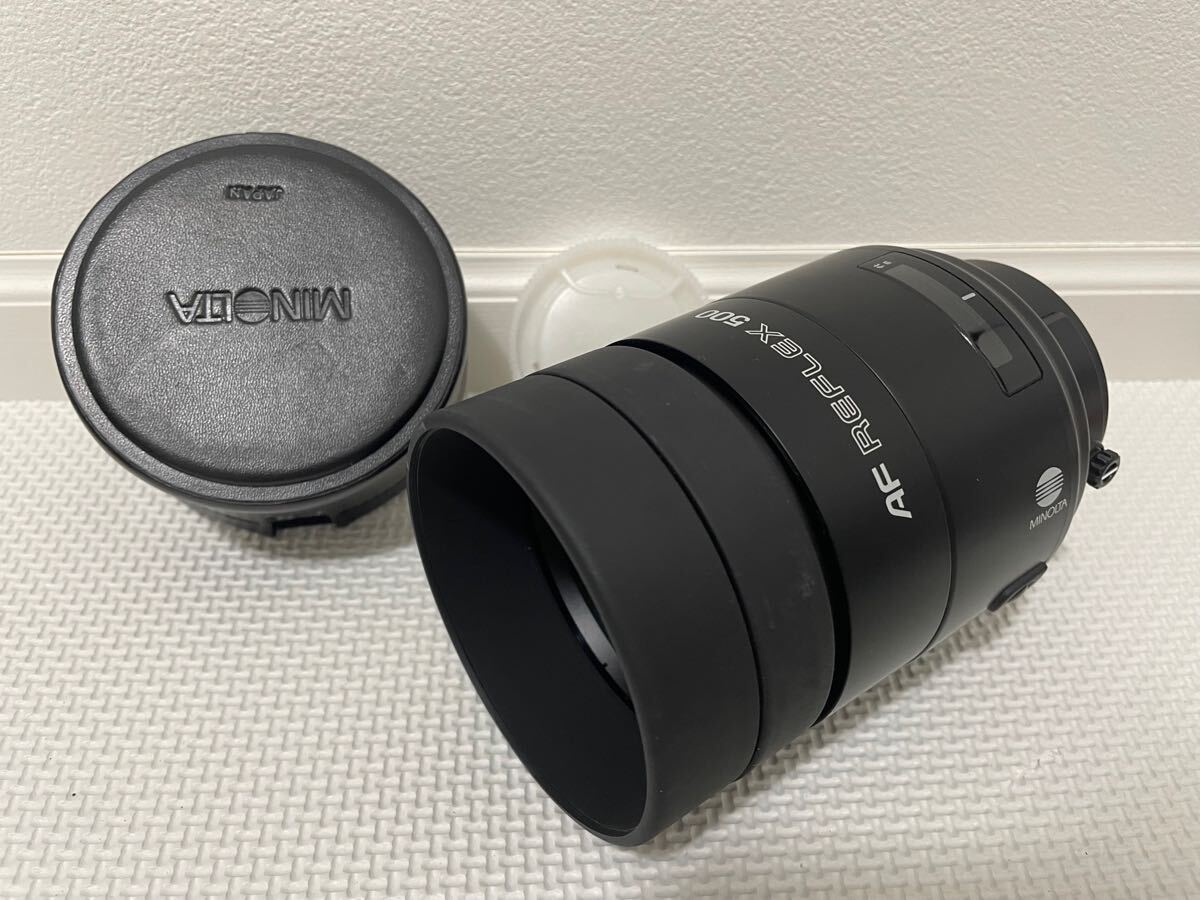 【外観美品・動作良好】MINOLTA AF REFLEX 500mm 1.8