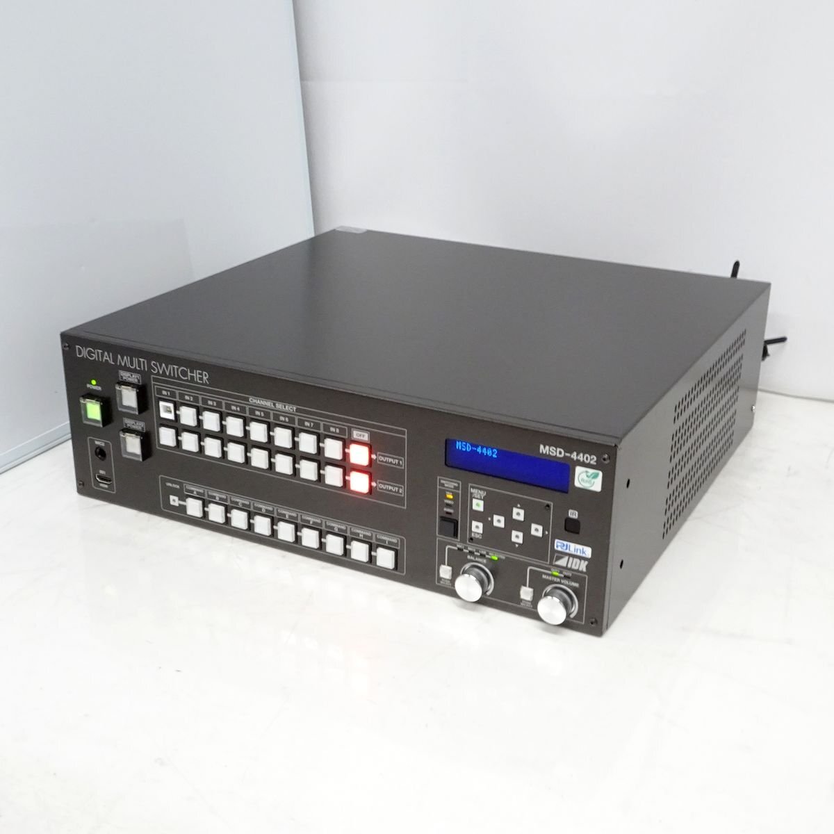 IDK MSD-4402 デジタル マルチ スイッチャー 8ch→2ch・映像・音声 HDMI【中古/訳あり動作品】#414016