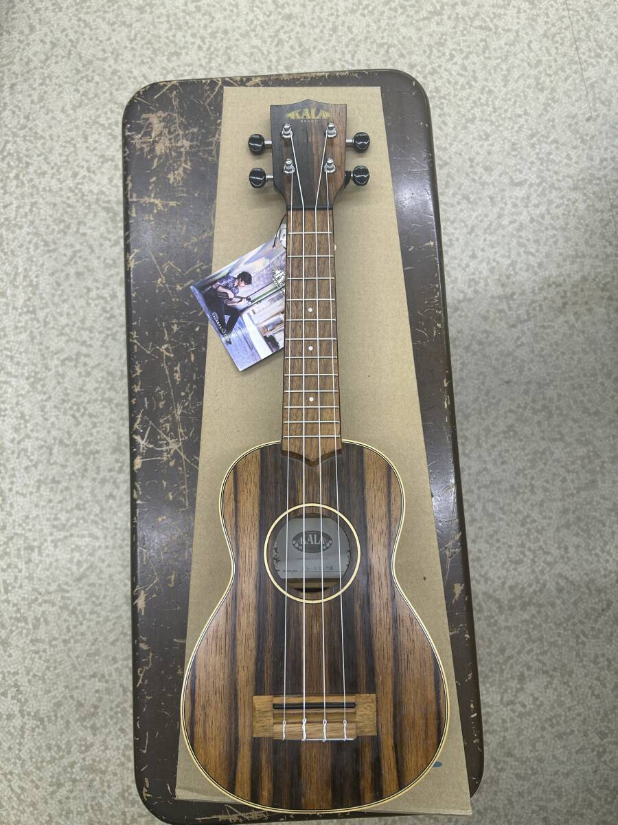 【新品】KALA KA-EBY-S ソプラノウクレレ ストライプエボニー 縞エボニー