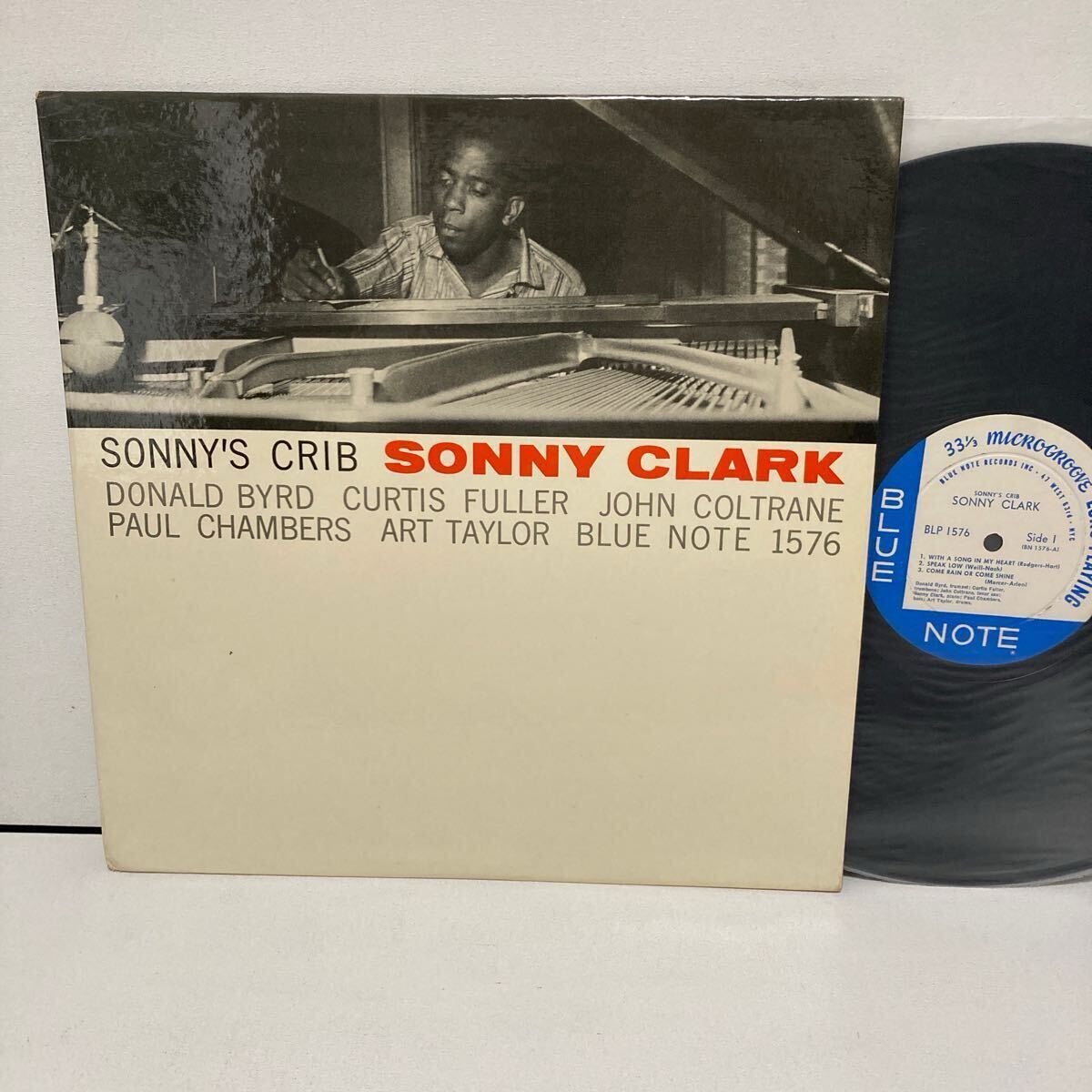 LP SONNY CLARK Sonny's Crib USA BLUE NOTE BLP 1576 両溝 耳 RVG 9M刻印有 MONO モノラル INC無COAT JKT 47 WEST 63rd ラベ