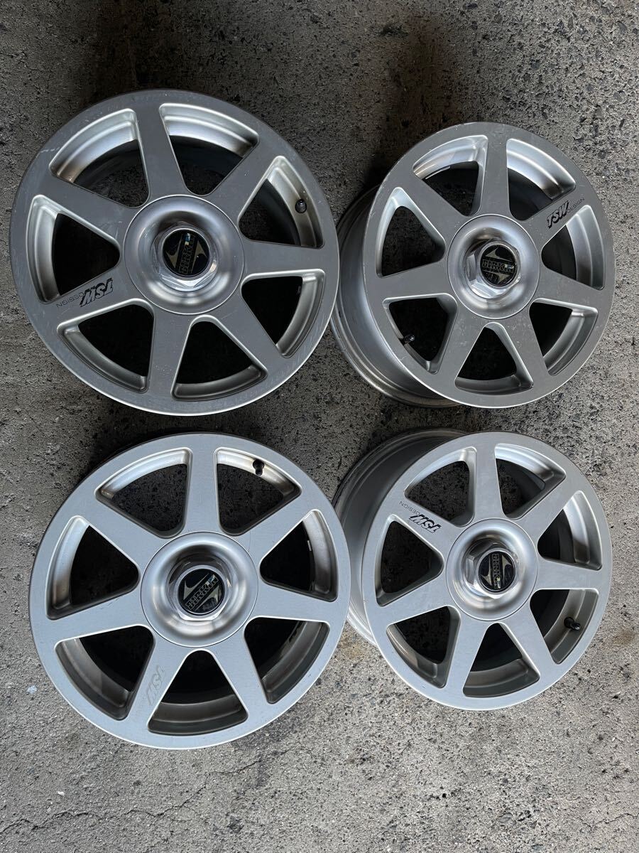 大阪直接引取限定　TSW EVO 7JX15H2 アルミホイル4本セット
