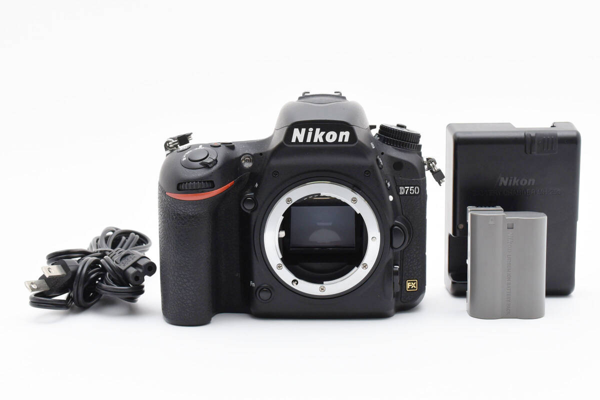★美品★ Nikon ニコン D750 ボディ デジタル 一眼レフカメラ 【シャッターカウント:12%】フルサイズ #2064