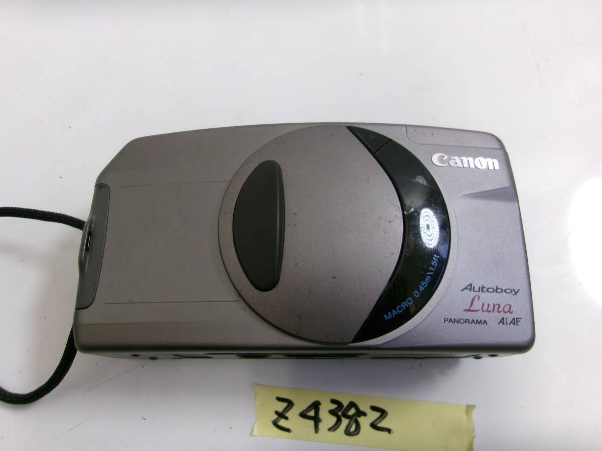 (Z-4382)CANON コンパクトカメラ AUTOBODY LUNA PANORAMA AiAf 現状渡し ※シャッターフラッシュOK