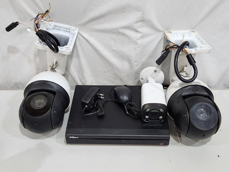 [現状品] Dahua ダーファ DVR DHI-HCVR7104HE-S3 2TB + カメラ DH-SD49225IN-HC DH-HAC-HFW2221RN-Z-IRE6 初期化済み (8)