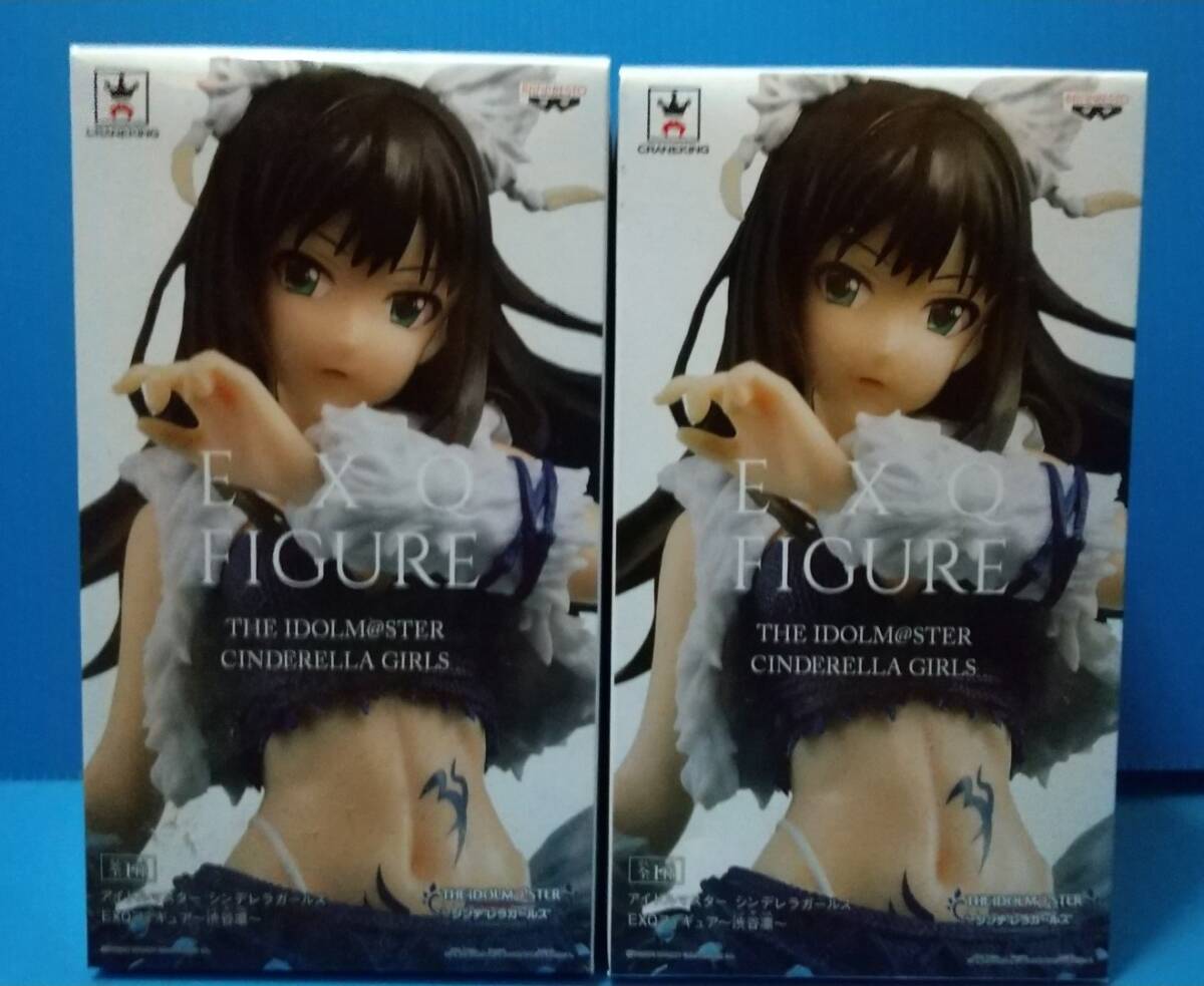 01227★未開封　バンプレスト アイドルマスター シンデレラガールズ EXQフィギュア～渋谷凛～ 全1種ｘ2体セット