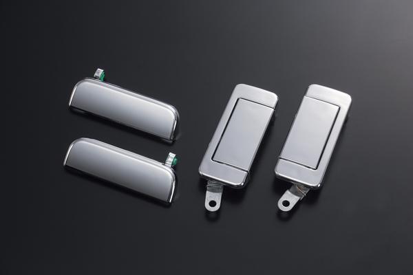アトレーワゴン クロームメッキ ドアハンドル 交換式 4P S320G/S330G/S321G/S331G 前期/後期 検) アウターハンドル ドアノブ