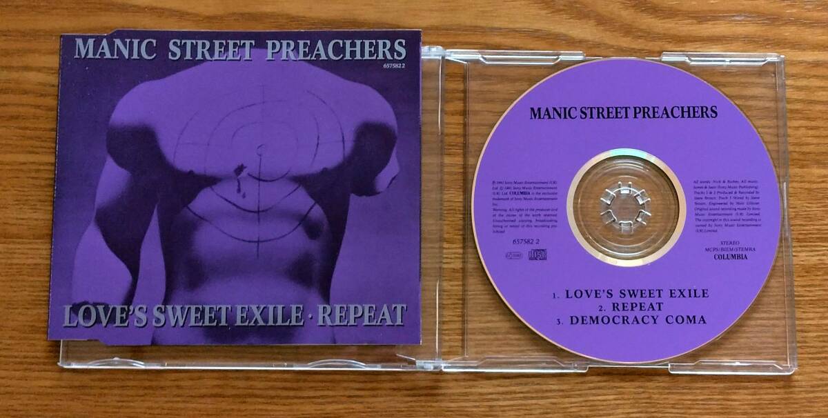 《新品同様》マニック・ストリート・プリーチャーズ 亡命 / リピート Manic Street Preachers Love's Sweet Exile / Repeat
