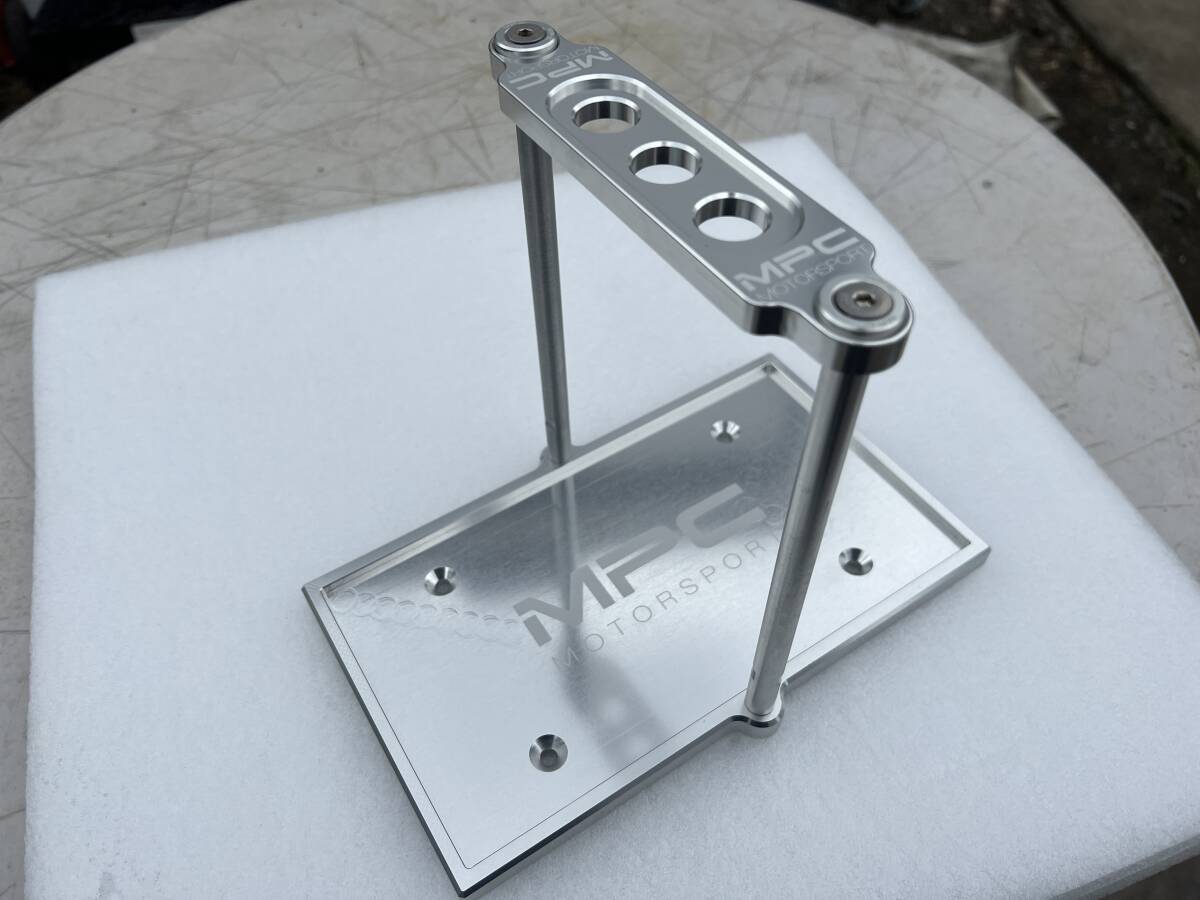 MPC Motorsport Billet V3 バッテリー リロケーション KIT シルバー ワイヤータック バッテリーステー 汎用 USDM 正規輸入品 即納