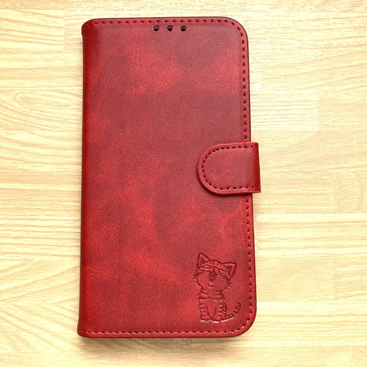 iPhone 12　手帳型ケース　　猫　管理146-19