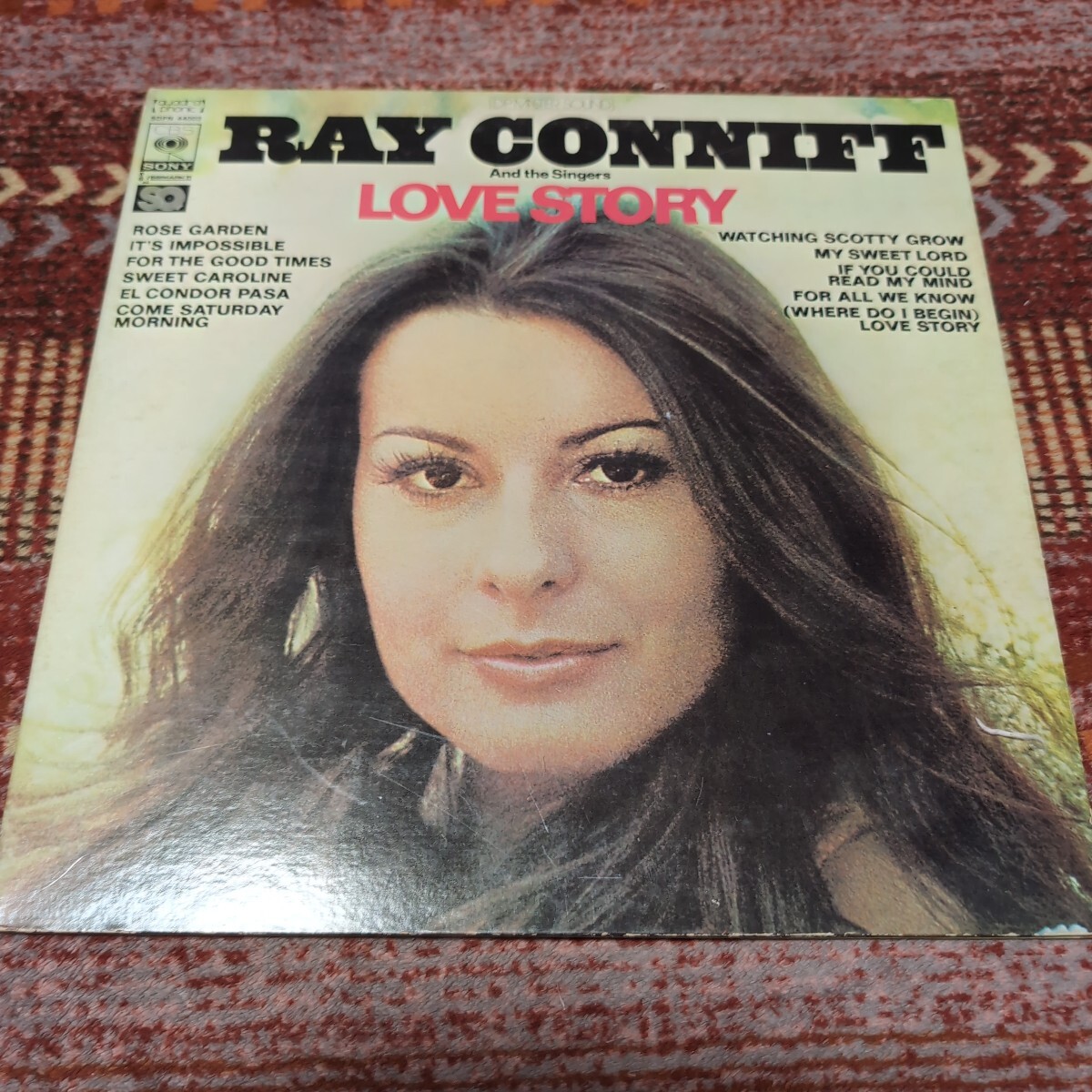 希少！レア！入手困難！見本盤！ Ray Conniff And The Singers Love Story LPレコード