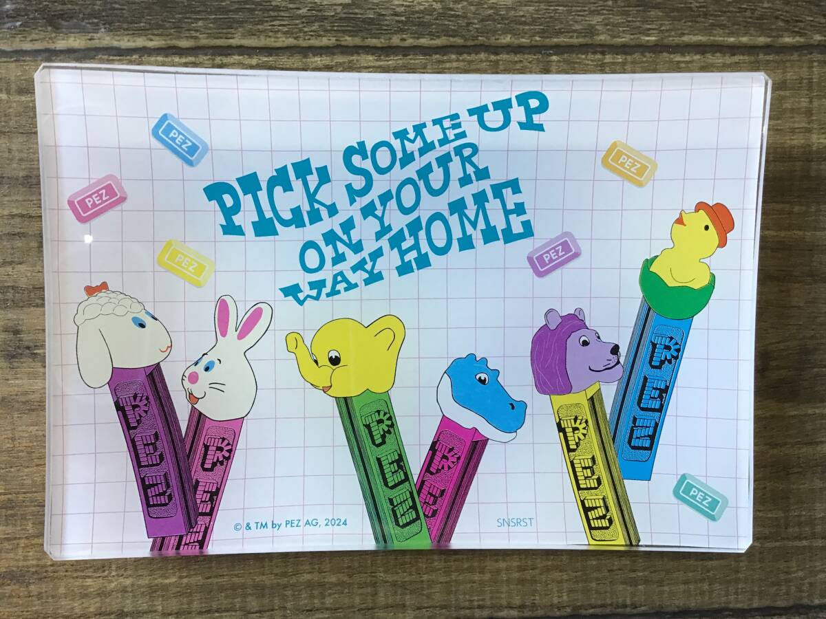 PEZ ペッツ　ガラス小物トレイ　インテリア　雑貨　文具　アクセサリー