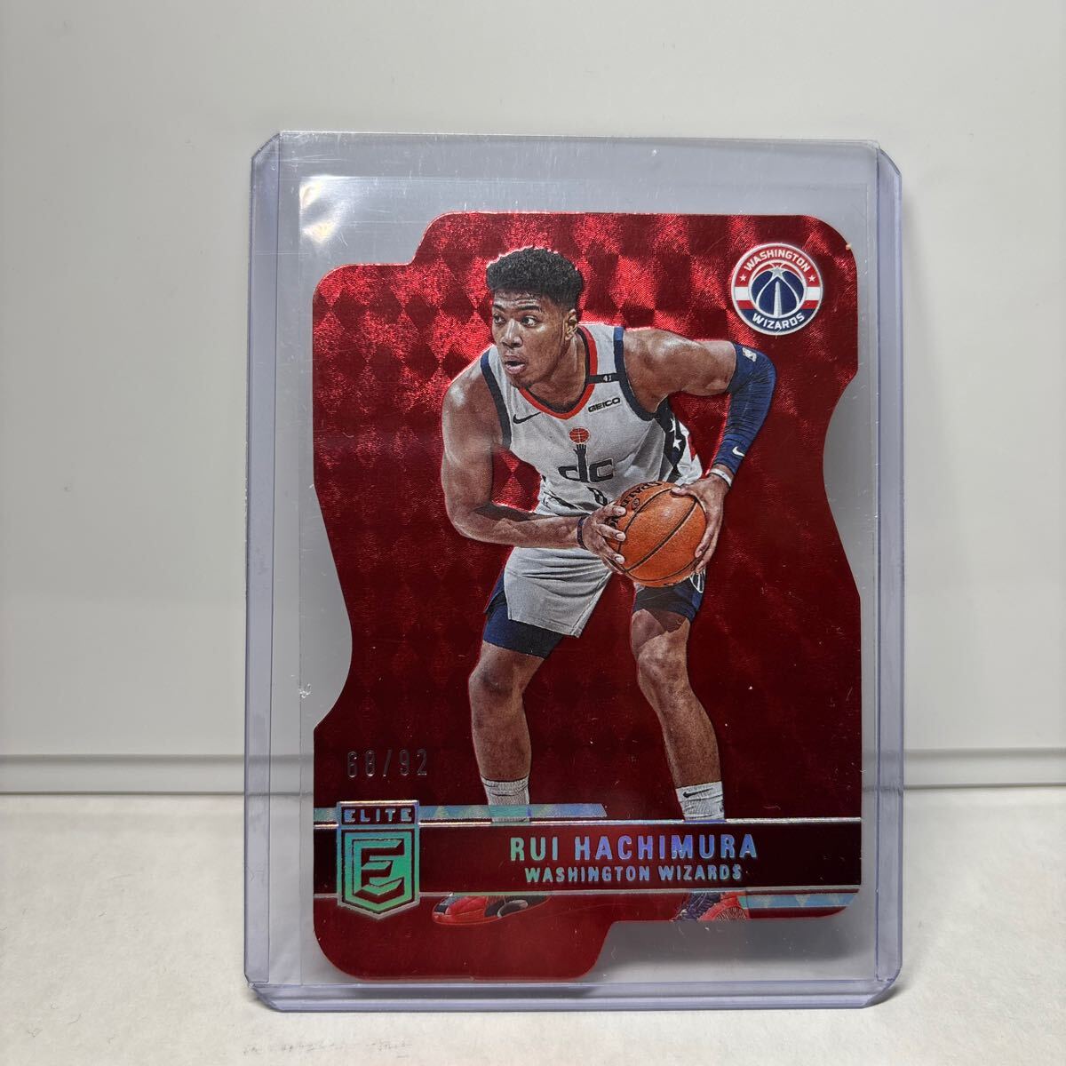 八村塁　Rui Hachimura /92 Die cut Red パラレル　2021-22 NBA Panini Donruss Elite