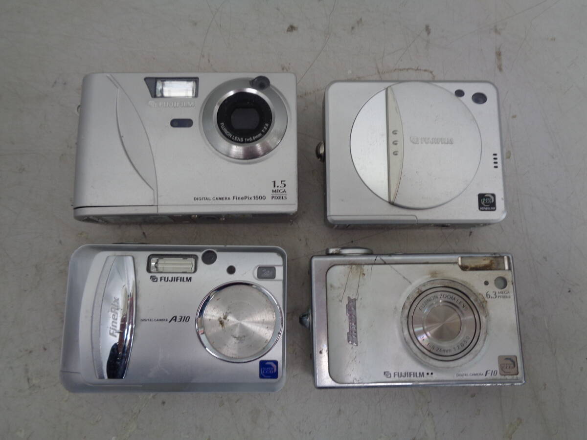 C2434 カメラまとめ売り4個 富士フイルム Fujifilm Finepix 1500 / Finepix F10 / Finepix A310 / Finepix50i / ①サイズ / ①AV-3