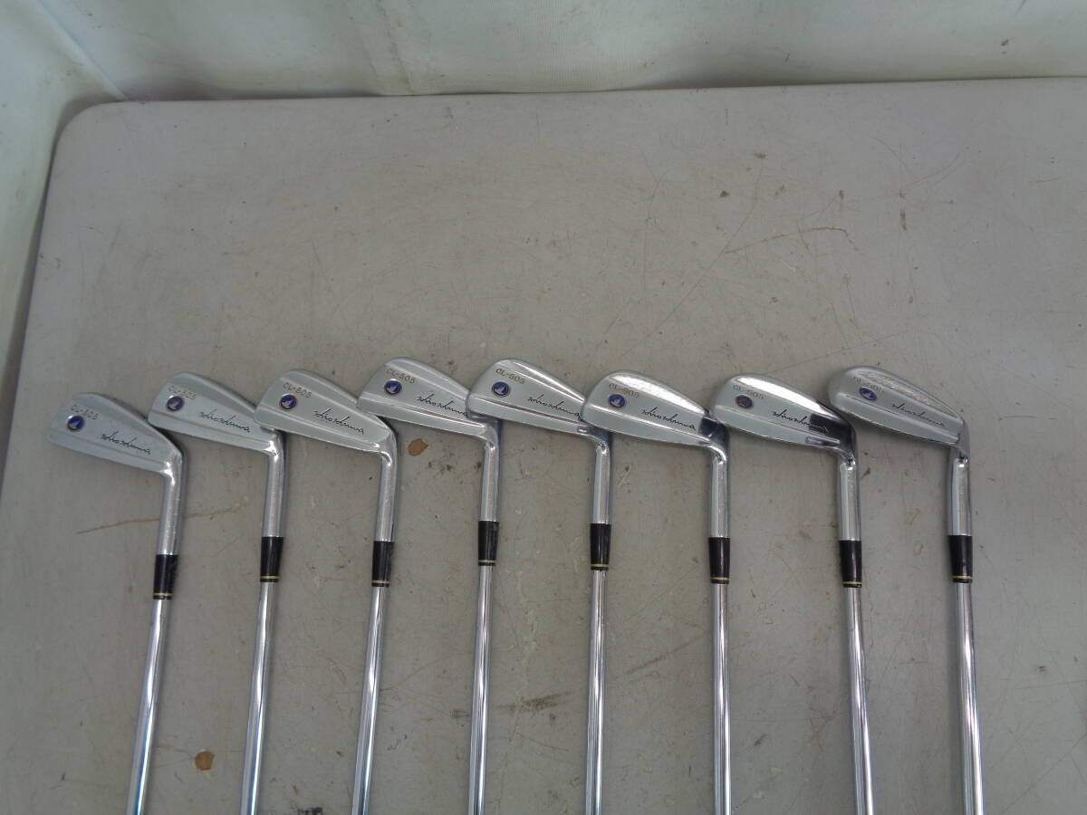 C2639 HONMA GOLF hiro・honma CL-505 本間ゴルフ ヒロ・ホンマ CL-505 青モグラ 3番～10番 アイアン8本セット