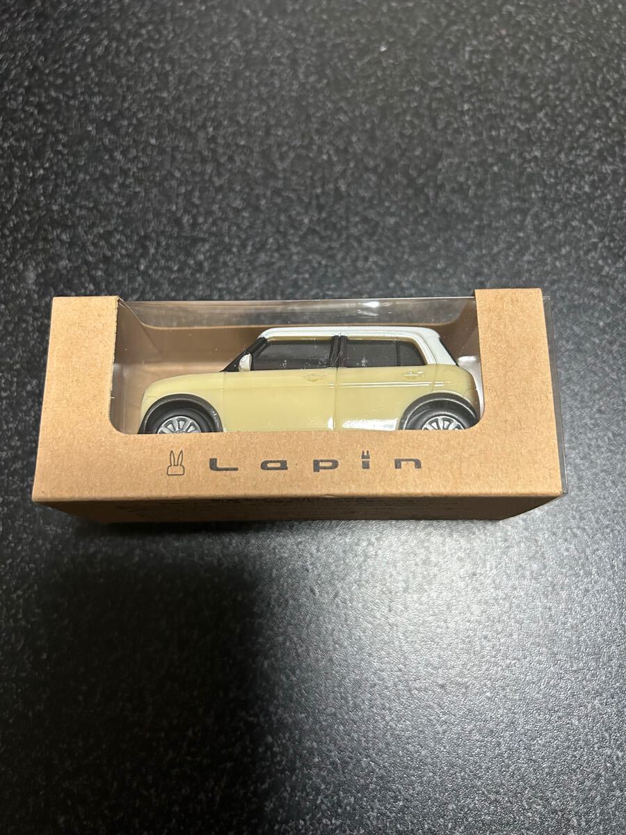 非売品 SUZUKI Lapin プルバックカー シフォンアイボリー メタリックホワイト スズキ ノベルティ 新型ラパン ミニカー 販促品