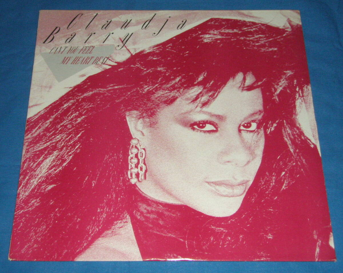 ☆12inch★US盤●CLAUDJA BARRY/クラウディア・バリー「Can't You Feel My Heart Beat」80sディスコ名曲/即決!●