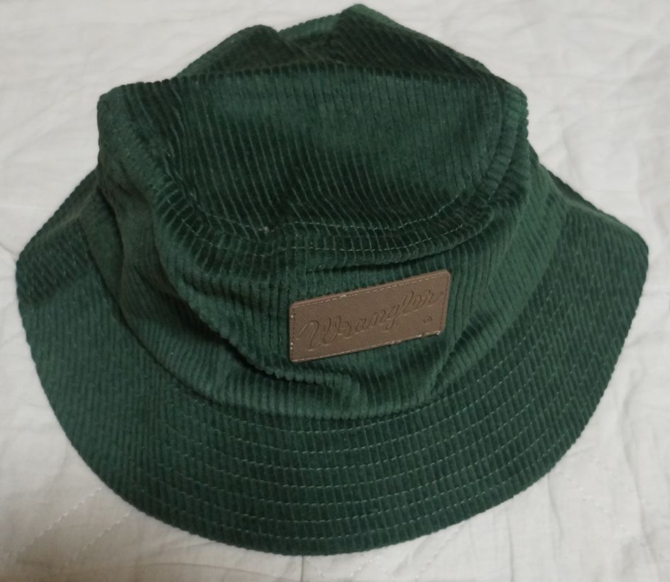 新品 Wrangler コーディロイハット グリーン M ラングラー　2 