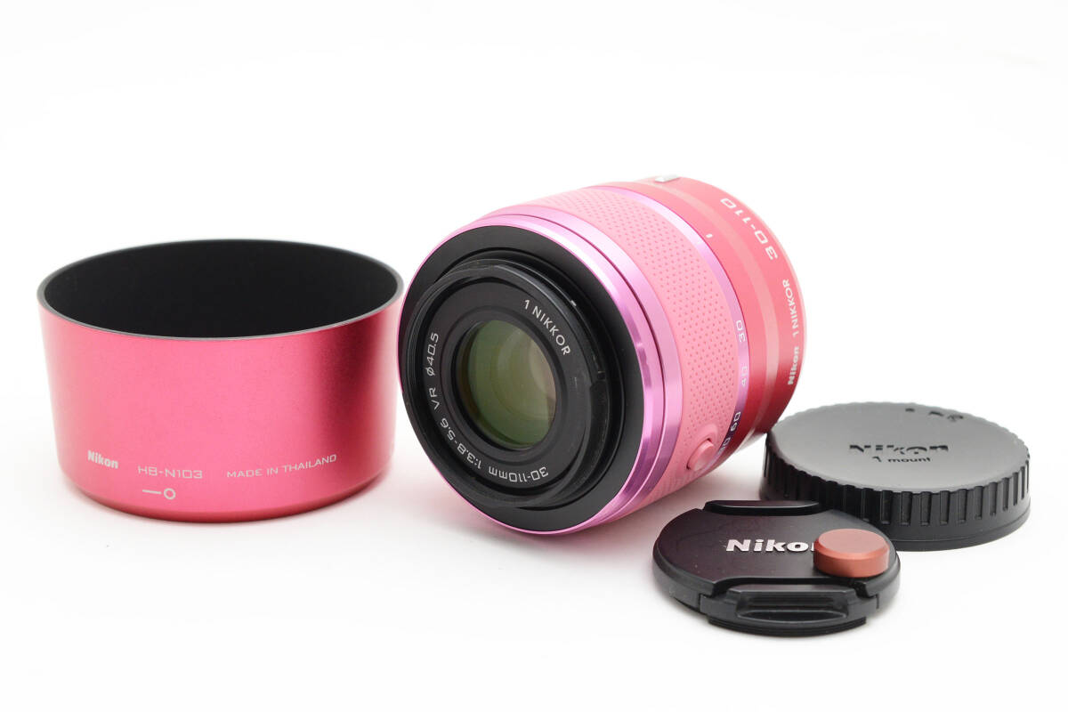 【希少カラー★】Nikon1 Nikkor VR 30-110mm F3.8-5.6 ピンク #M11423