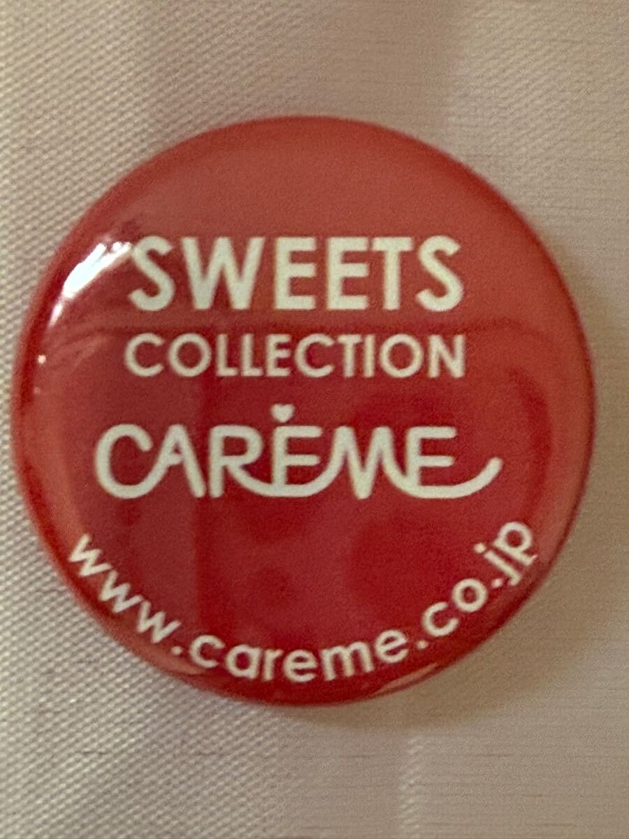 【新品ノベルティ】CAREME SWEETS COLLECTION ピンバッジ