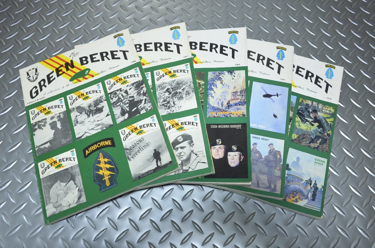 絶版☆Green Berets Magazine Volume ⅠⅡⅢⅣⅤ Full Set☆洋書 Vietnam War SOG ナム戦 グリーンベレー マガジン DELTA SEALs