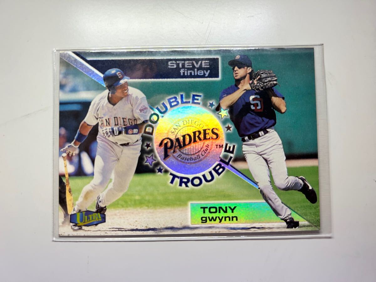 1998 Ultra Double Trouble Tony Gwynn Steve Finley