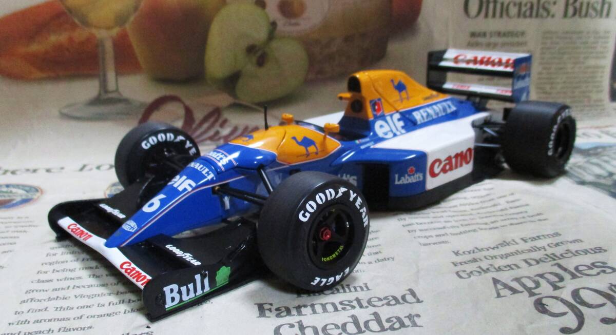 ★激レア絶版★EXOTO*1/18*Williams-Renault FW14B #6 1992 German GP*Riccardo Patrese*ルノー