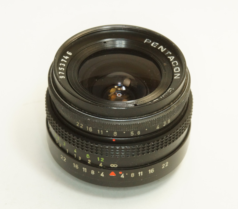 ドイツ製 PENTACON 3.5/30 M42 61NB-746 ブラック 後期型 Ty4 新字体 緑文字