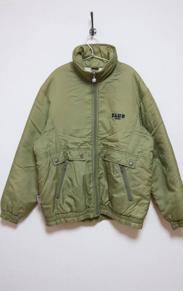 ☆80'S CLUB adidas クラブアディダス裏ボアナイロンジャケット☆ヴィンテージ デサント製