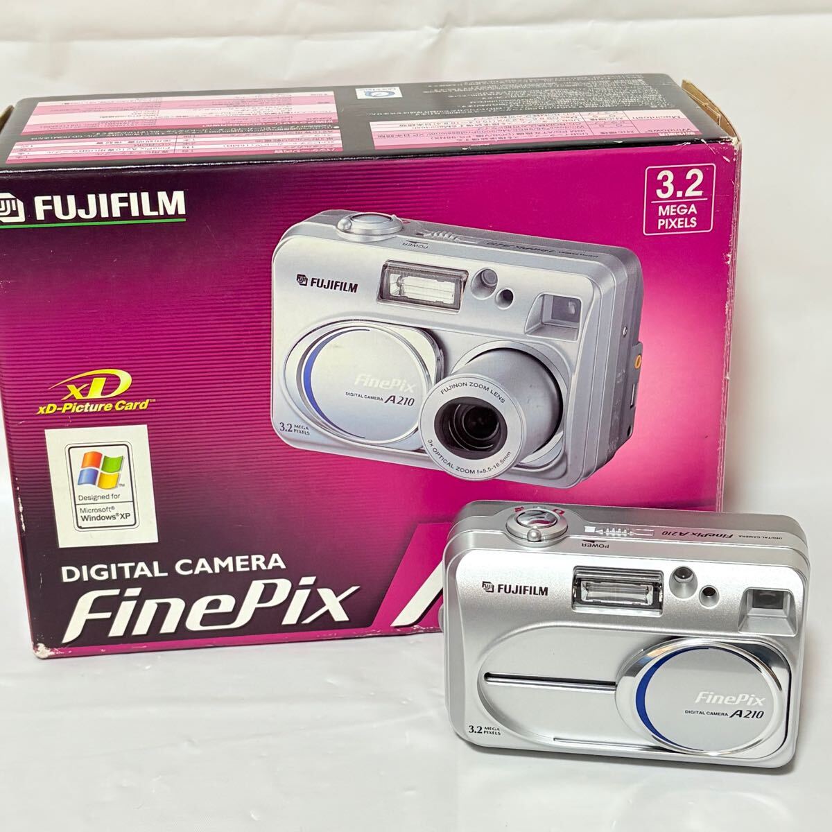 FUJIFILM FinePix A210 デジタルカメラ 富士フィルム ファインピクス デジカメ 動作品