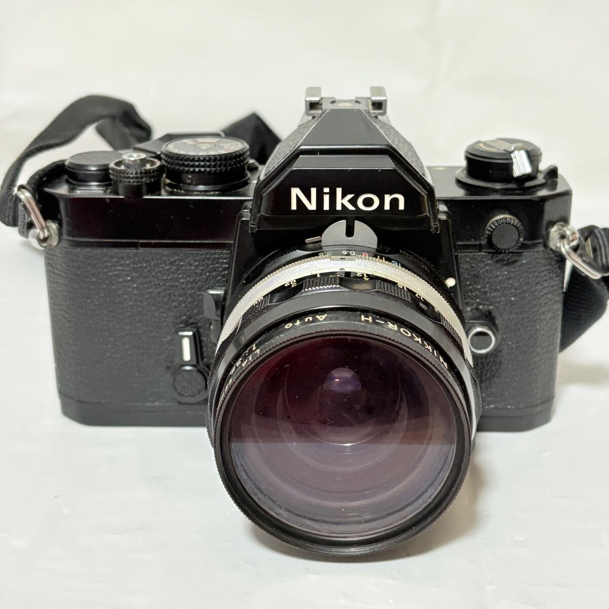 Nikon FM ニコン　 フィルムカメラ　ブラック　 NIKKOR auto 1:3.5 f＝28mm 