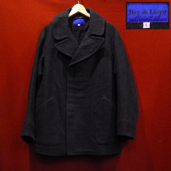 Day & Lloyd 英国製 イングランド製 ミリタリー Pコート ウールコート ジャケット グレー L
