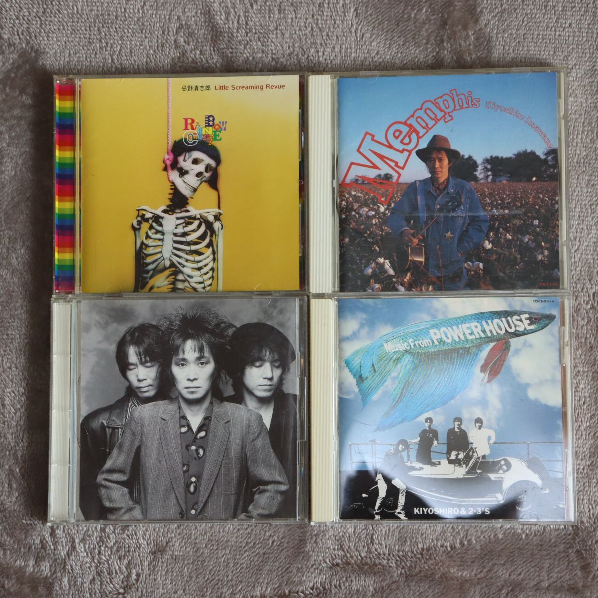 忌野清志郎/RCサクセション　CD4タイトルセット/Little Screaming Revue/Memphis/BABY A GOGO/Music From POWER HOUSE