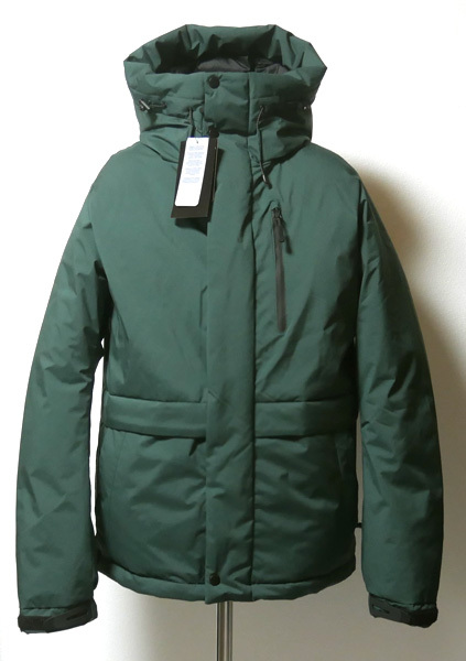 新品 3M シンサレート 高機能 中綿 アウター ハーフコート THINSULATE マウンテンパーカー グリーン 緑 止水ファスナー M