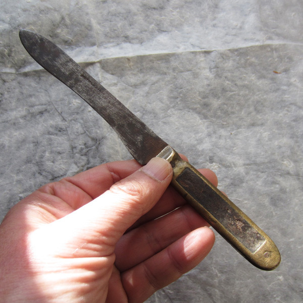1850～1900年代　インドの古い鉄ナイフ　2　Katar Knife　アンティーク