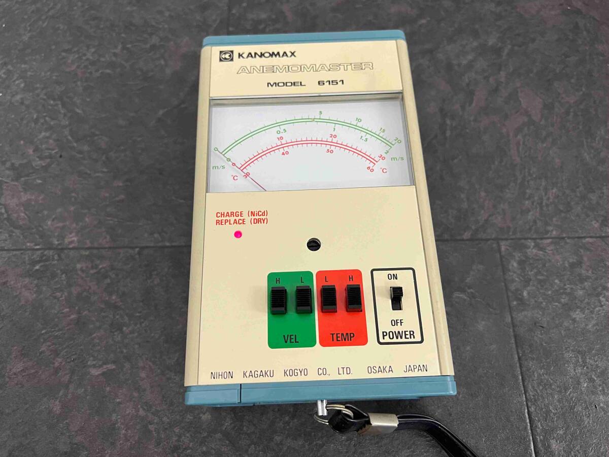 CT8765　風速計　KANOMAX　ANEMOMASTER　MODEL6151