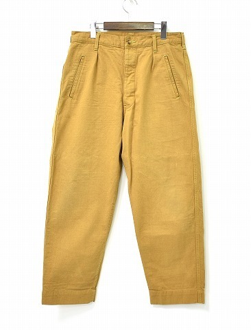 BRU NA BOINNE ブルーナボイン ブラウンウォンドパンツ 1 BROWN 7234 COTTON PANTS コットンパンツ MADE IN JAPAN 日本製