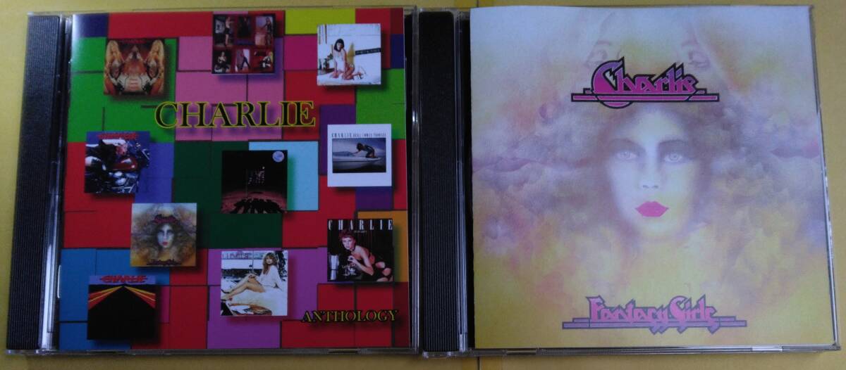 【英国産/メロハー/AOR】'第二のクイーン' チャーリー Charlie 2枚セット ①Anthology、②Fantasy Girls(邦題「T.V.ドリーム」)