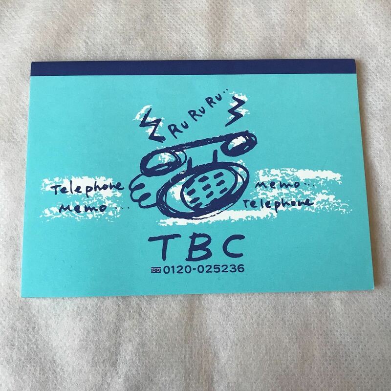 TBC メモ帳☆新品