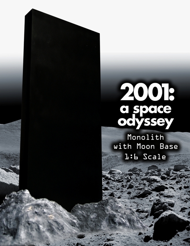 新品未使用　モノリス with ムーンベース　1/6　フィギュア　模型　エグゼクティブレプリカス　2001年宇宙の旅　A Space Odyssey　monolith