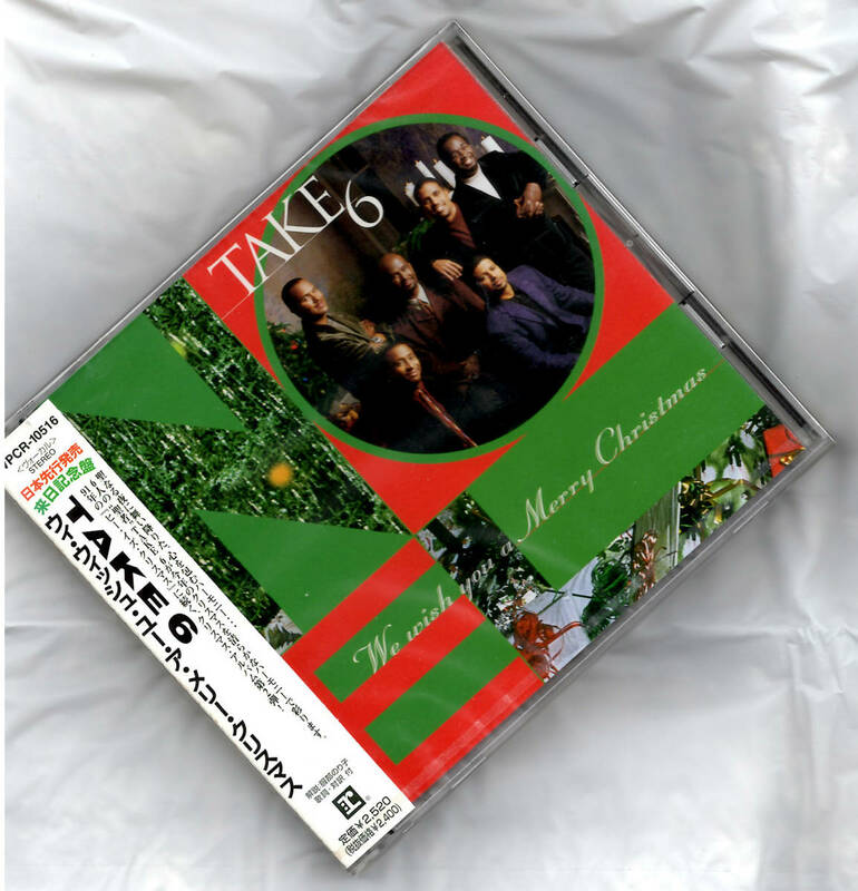 We Wish You A Merry Christmas Take 6 未開封未使用 ★国内盤★歌詞対訳付きウィ・ウィッシュ・ユー・ア・メリー・クリスマス テイク６