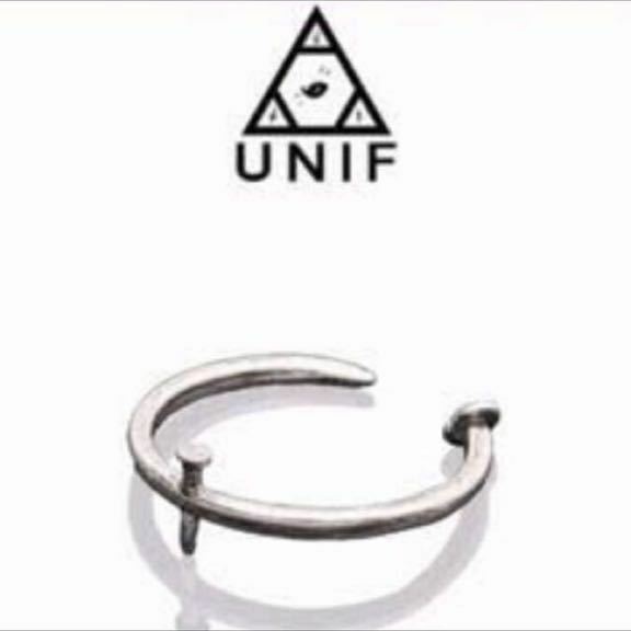 【新品】UNIF Nail Ring シルバー　リング　パンク　ゴシック　ストリート　ユニセックス　ユニフ　水原希子
