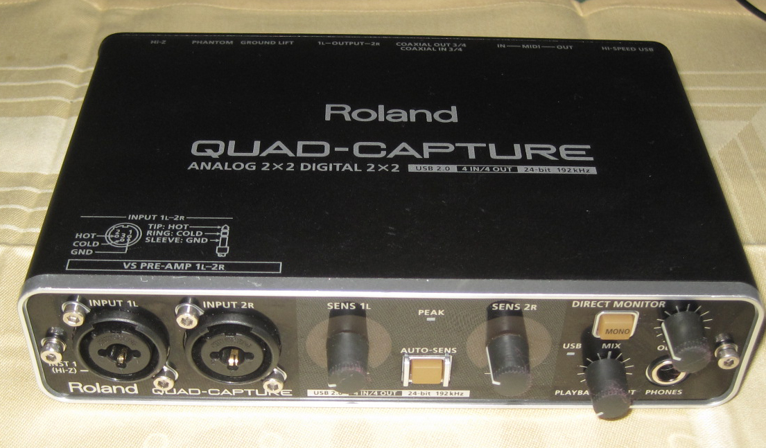 ★Roland QUAD-CAPTURE UA-55★OK!!★MADE in JAPAN★