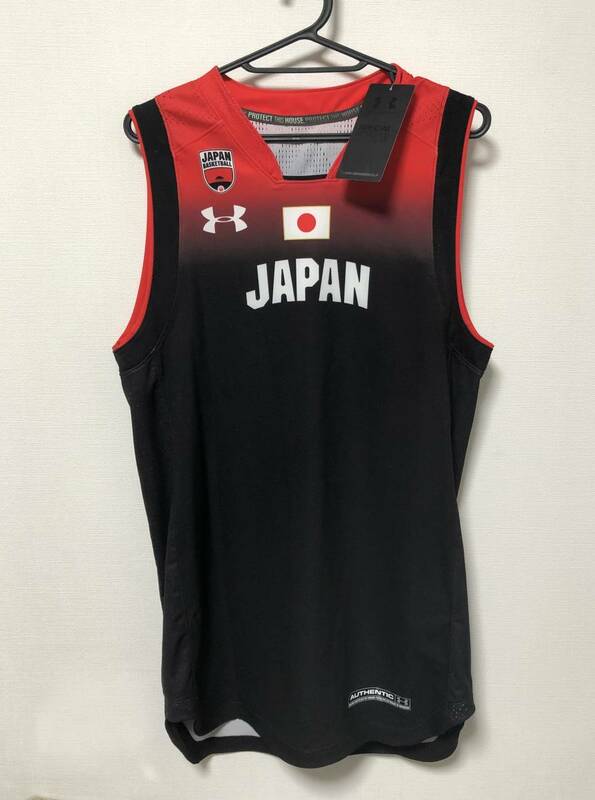 未使用品 タグ付 アンダーアーマー バスケットボール 日本代表 オーセンティック ユニフォーム サイズLG 日本製