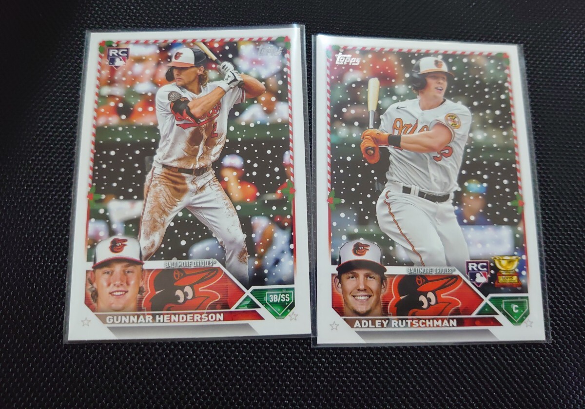 2023 Topps HOLIDAY MLBカード Gunnar Henderson/Adley Rutschman rcカード