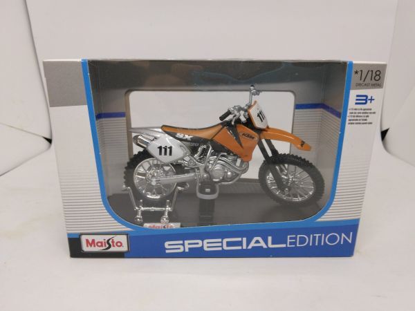 ミニカー ジャンク Maisto スペシャルエディション KTM 520SX 1/18 マイスト ミニカー オートバイ モトクロス