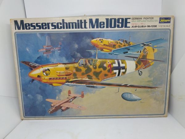 プラモデル ジャンク HASEGAWA ハセガワ 1/32 Messerschmitt メッサーシュミット Me109E ドイツ 戦闘機 プラモデル