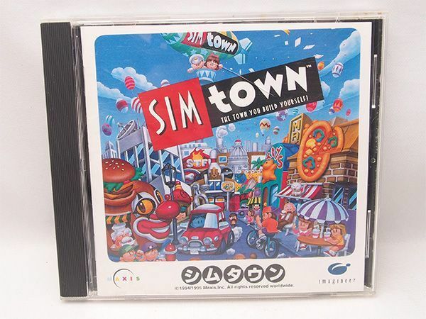 希少 シムタウン Windows PCゲーム Win3.1 SIM town