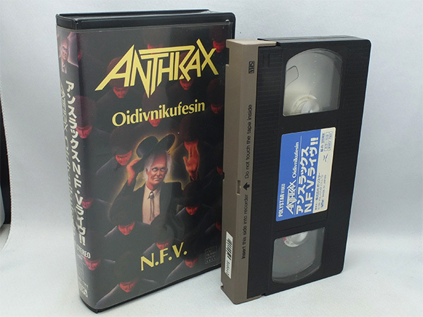 アンスラックス N・F・Vライヴ!! ANTHRAX VHS
